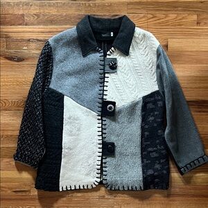 BaabaaZuzu Vintage Women's Patchwork Jacket